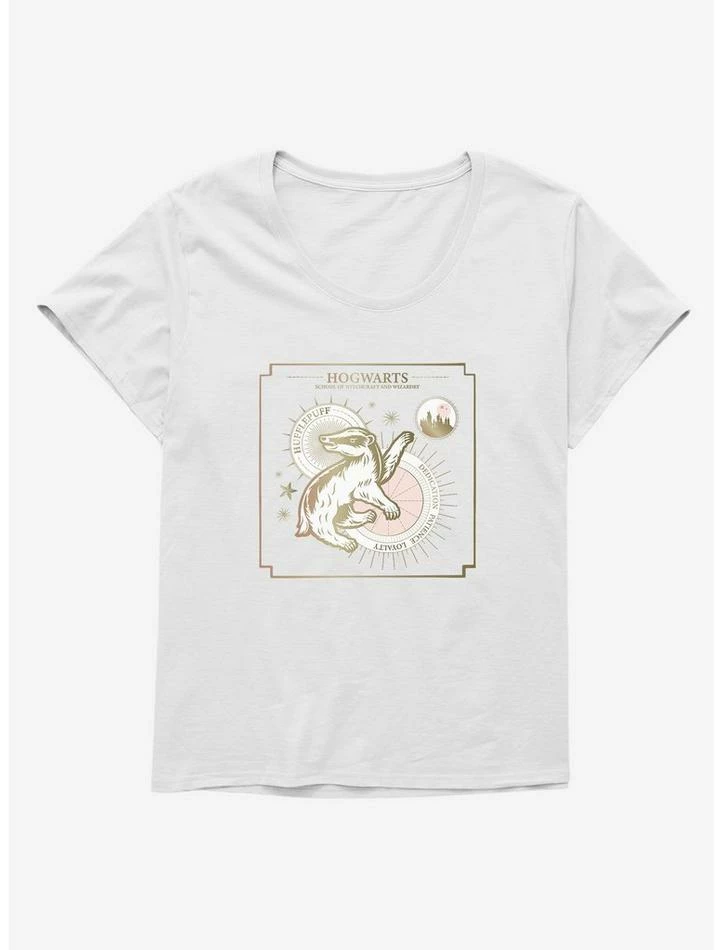 Coupon โ๏ธ Harry Potter Hogwarts Hufflepuff ๐ง Girls T-Shirt Plus Size ๐ฅฐ - Image 3