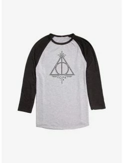 Best deal 🤩 Harry Potter Deathly Hallows Raglan 🔥