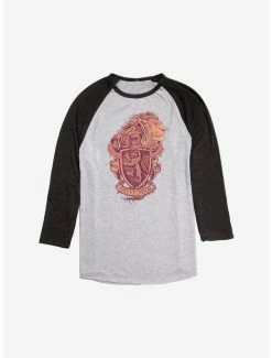 Brand new ⭐ Harry Potter Gryffindor Emblem Raglan 😍