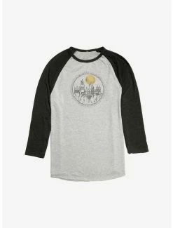 Buy 💯 Harry Potter Moon Castleline Raglan ⭐