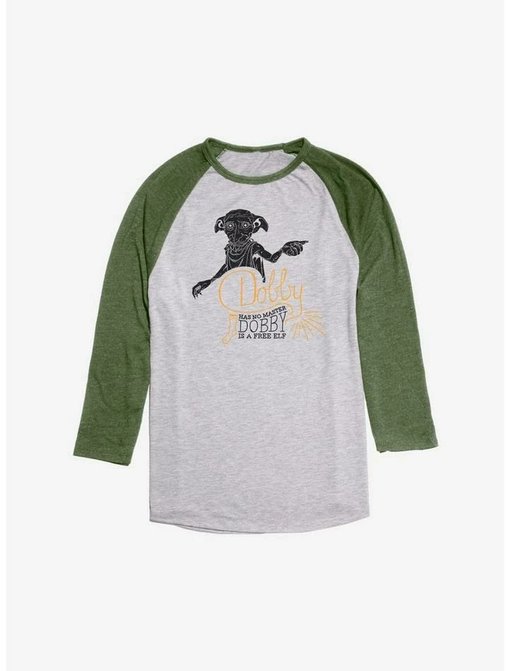 Hot Sale ๐ Harry Potter Dobby Raglan ๐ - Image 4