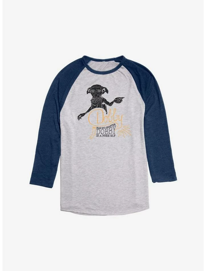 Hot Sale ๐ Harry Potter Dobby Raglan ๐ - Image 3