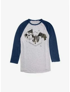 Budget 💯 Harry Potter Dragon Sketch Raglan 🎁