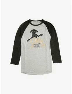New 😉 Harry Potter Free Dobby Raglan ⭐