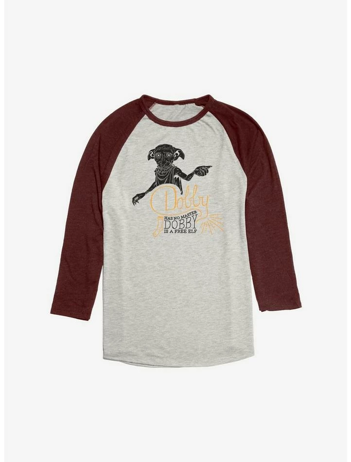 Hot Sale ๐ Harry Potter Dobby Raglan ๐ - Image 7