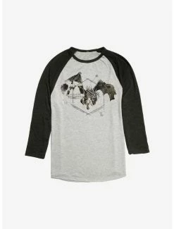 Outlet 🛒 Harry Potter Horntail Sketch Raglan 🎁