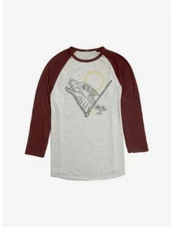 Discount 🤩 Harry Potter Howling Wolf Raglan ⭐