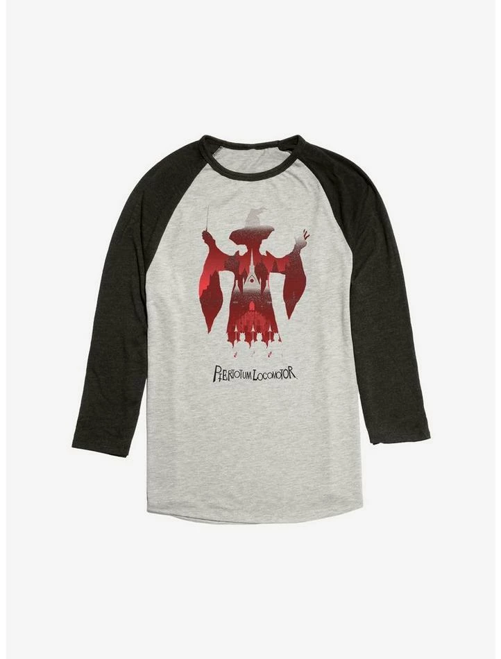 New โจ Harry Potter Piertotum Locomotor Raglan ๐ฏ