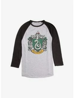 Wholesale 😉 Harry Potter Sketch Slytherin Raglan 🥰