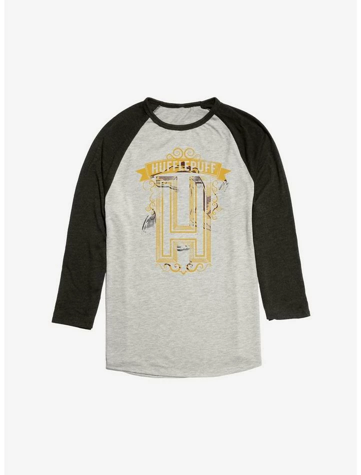 Coupon ⌛ Harry Potter Hufflepuff H Raglan 🔥 - Image 8