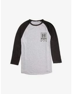 Coupon 🧨 Harry Potter Hufflepuff Ribbon Raglan 🥰