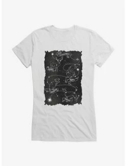 Cheapest 🔥 Harry Potter Marauder's Map B&W 👧 Girls T-Shirt 🌟