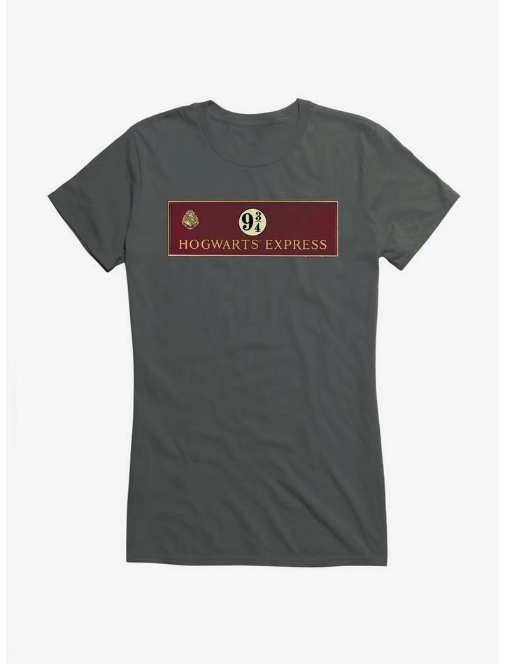 Cheap 😍 Harry Potter Platform 9 3/4 Hogwarts Express Sign 👧 Girls T-Shirt 🔔