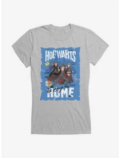 Best reviews of ✔️ Harry Potter Hogwarts Is My Home Blue Art 👧 Girls T-Shirt 😍