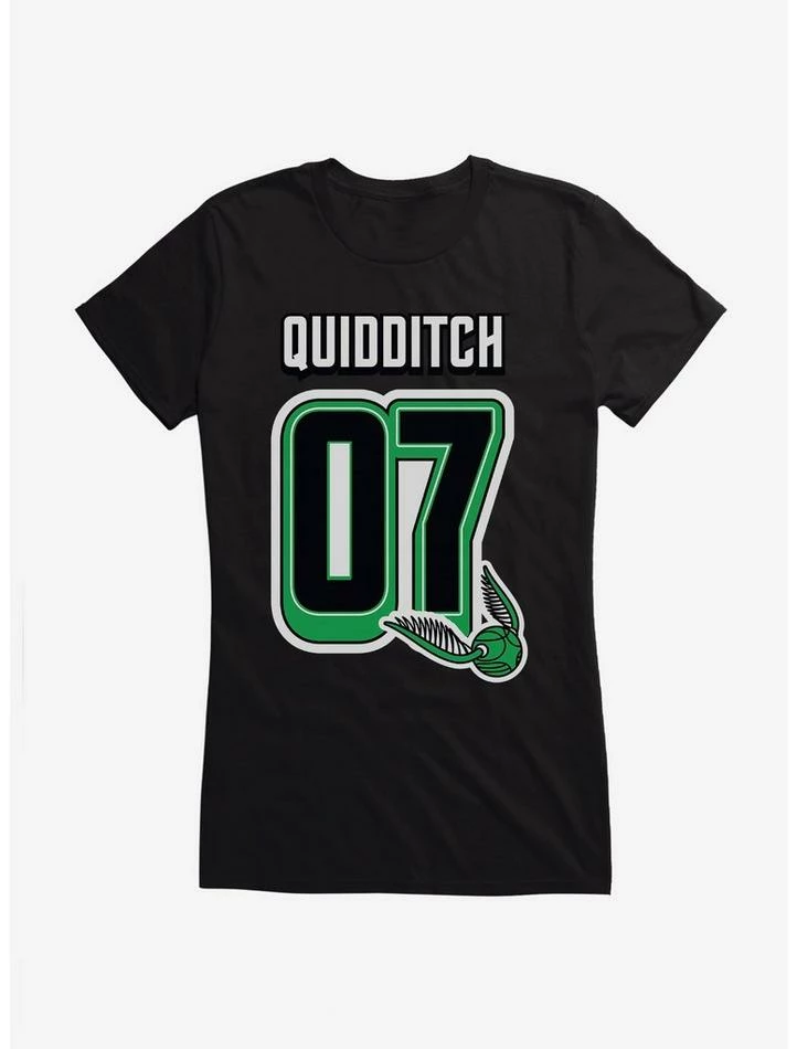 Best Pirce ๐ Harry Potter Quidditch 07 Patch Art ๐ง Girls T-Shirt ๐ - Image 2