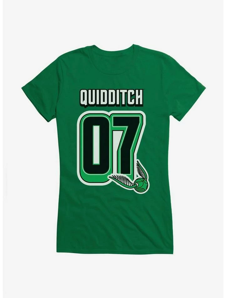Best Pirce ๐ Harry Potter Quidditch 07 Patch Art ๐ง Girls T-Shirt ๐ - Image 4