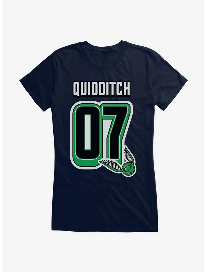 Best Pirce ๐ Harry Potter Quidditch 07 Patch Art ๐ง Girls T-Shirt ๐ - Image 5