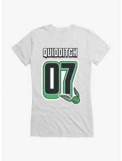Best Pirce 👏 Harry Potter Quidditch 07 Patch Art 👧 Girls T-Shirt 🌟
