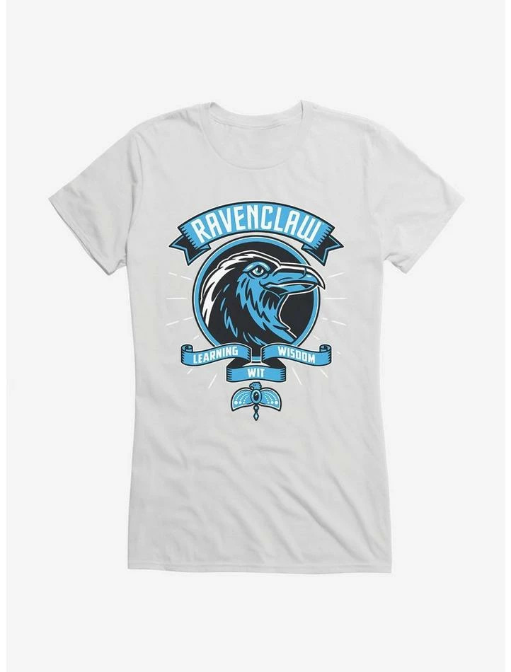 Buy ๐งจ Harry Potter Ravenclaw House Patch Art ๐ง Girls T-Shirt ๐ - Image 6