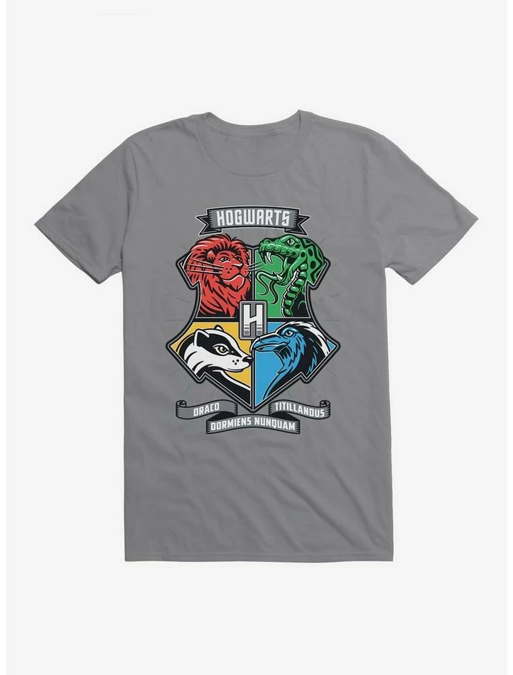 Deals 🤩 Harry Potter Hogwarts Houses Patch Art T-Shirt 😉 - Image 5