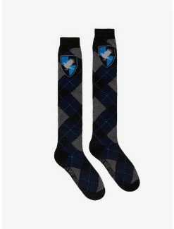 Promo 🌟 Harry Potter Ravenclaw Argyle Knee-High 🧦 Socks 🎉