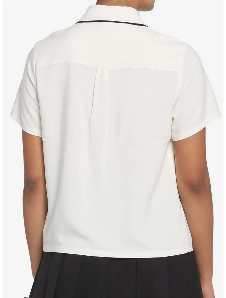 Promo ๐ฅฐ Harry Potter Hogwarts Crest Boxy ๐ง Girls Woven Button-Up ๐ - Image 3