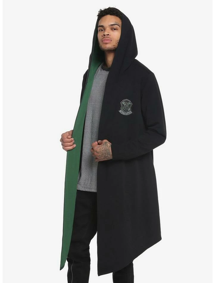 New ๐ Harry Potter Slytherin Hooded Cloak ๐งจ