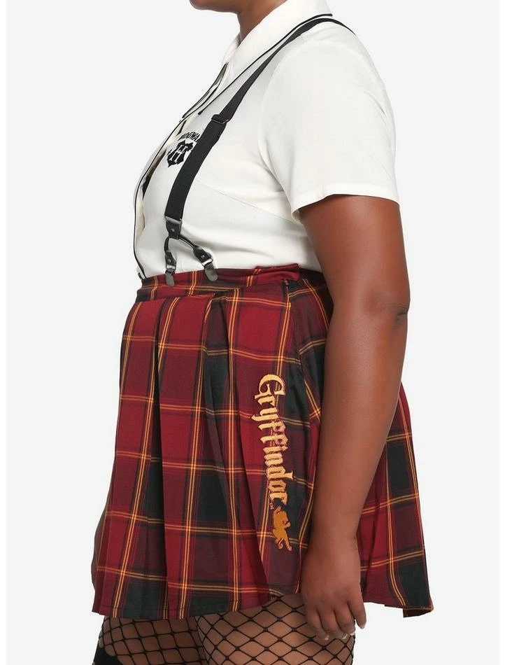 Outlet β¨ Harry Potter Gryffindor Pleated Suspender π Skirt Plus Size π - Image 2