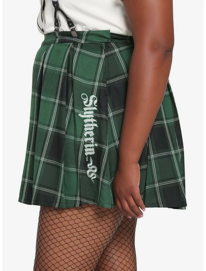 Deals ๐ Harry Potter Slytherin Pleated Suspender ๐ Skirt Plus Size ๐ - Image 2