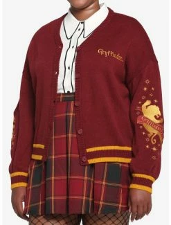 Wholesale ❤️ Harry Potter Gryffindor Skimmer 👧 Girls Cardigan Plus Size 🤩