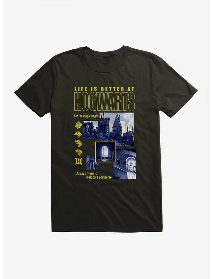 Deals ๐ Harry Potter Life is Better at Hogwarts T-Shirt โค๏ธ - Image 2
