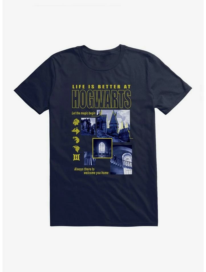 Deals ๐ Harry Potter Life is Better at Hogwarts T-Shirt โค๏ธ - Image 4