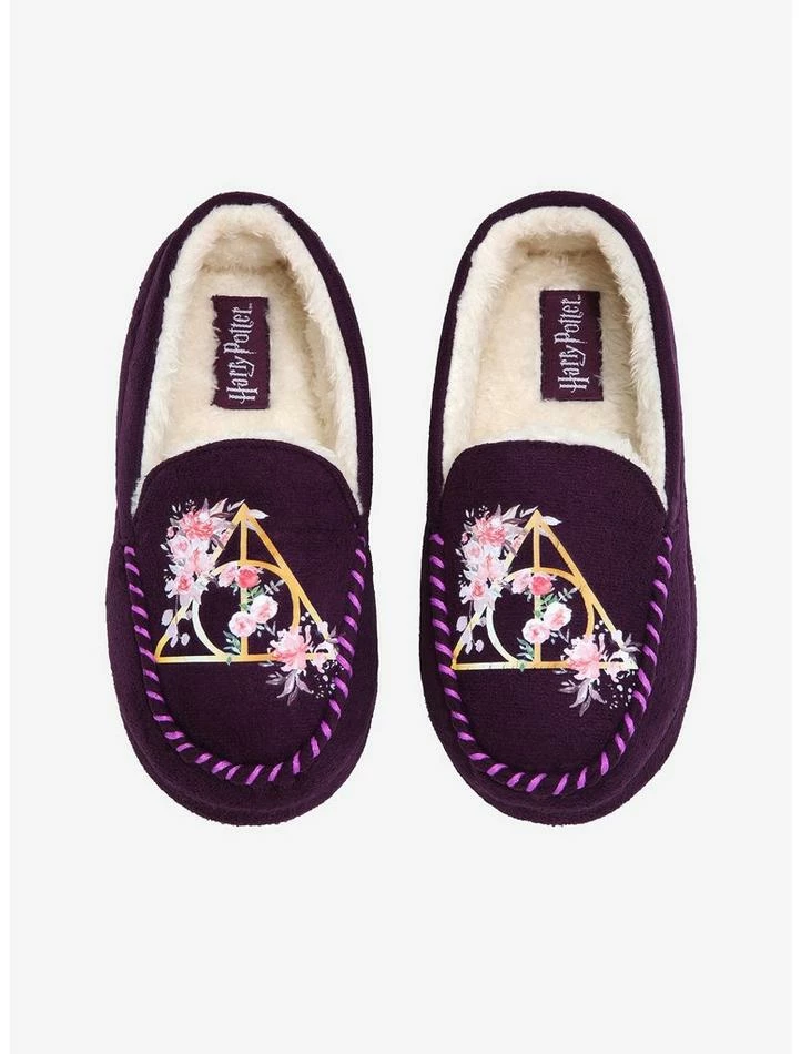 Best Sale ๐ Harry Potter Floral Deathly Hallows Slippers ๐ - Image 2