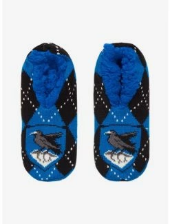Hot Sale 😀 Harry Potter Ravenclaw Argyle Cozy Slippers 🥰