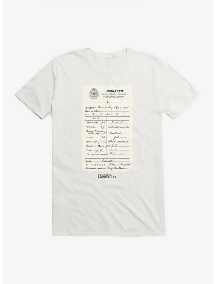 Deals ⌛ Fantastic Beasts: The Secrets Of Dumbledore Hogwarts Class Schedule T-Shirt ⌛ - Image 3