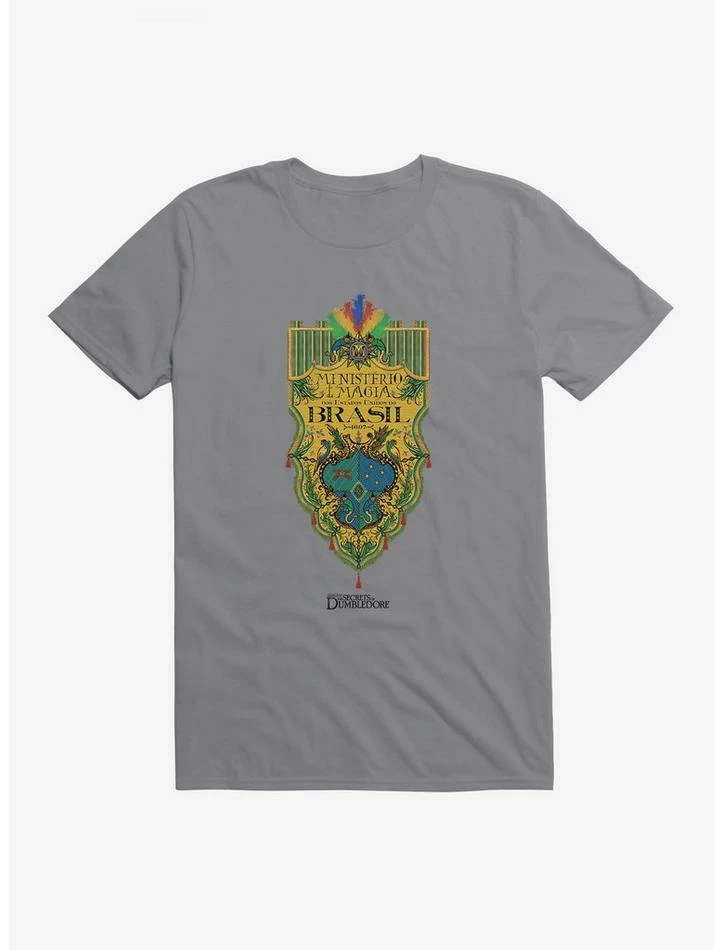 Cheapest ๐งจ Fantastic Beasts: The Secrets Of Dumbledore Ministerio Da Magia Brasil Crest T-Shirt ๐ - Image 6