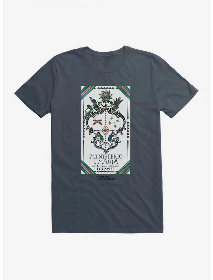 Best reviews of 𧨠Fantastic Beasts: The Secrets Of Dumbledore Ministerio Da Magia Poster T-Shirt π₯ - Image 6