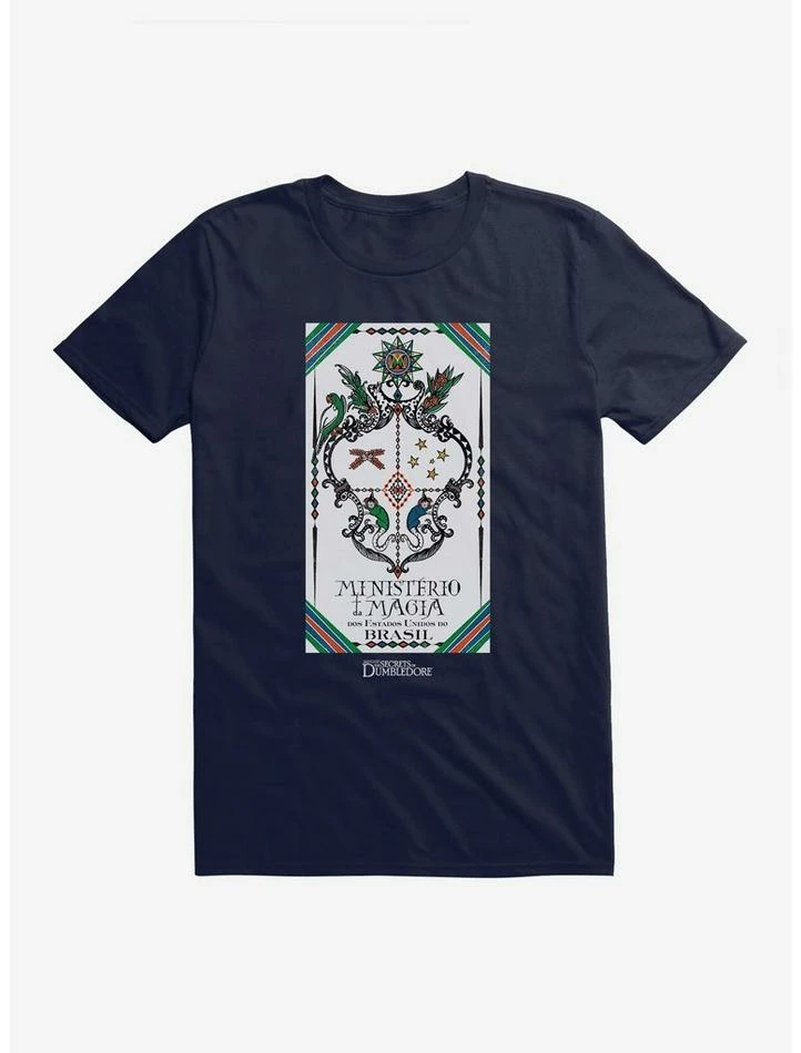 Best reviews of 𧨠Fantastic Beasts: The Secrets Of Dumbledore Ministerio Da Magia Poster T-Shirt π₯ - Image 5