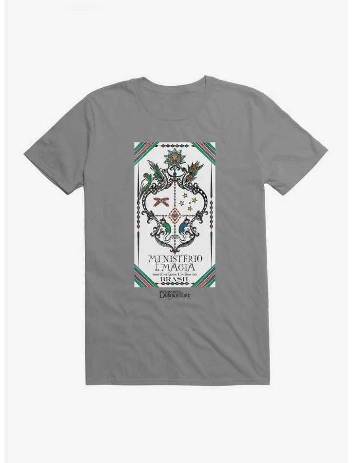 Best reviews of 𧨠Fantastic Beasts: The Secrets Of Dumbledore Ministerio Da Magia Poster T-Shirt π₯ - Image 4