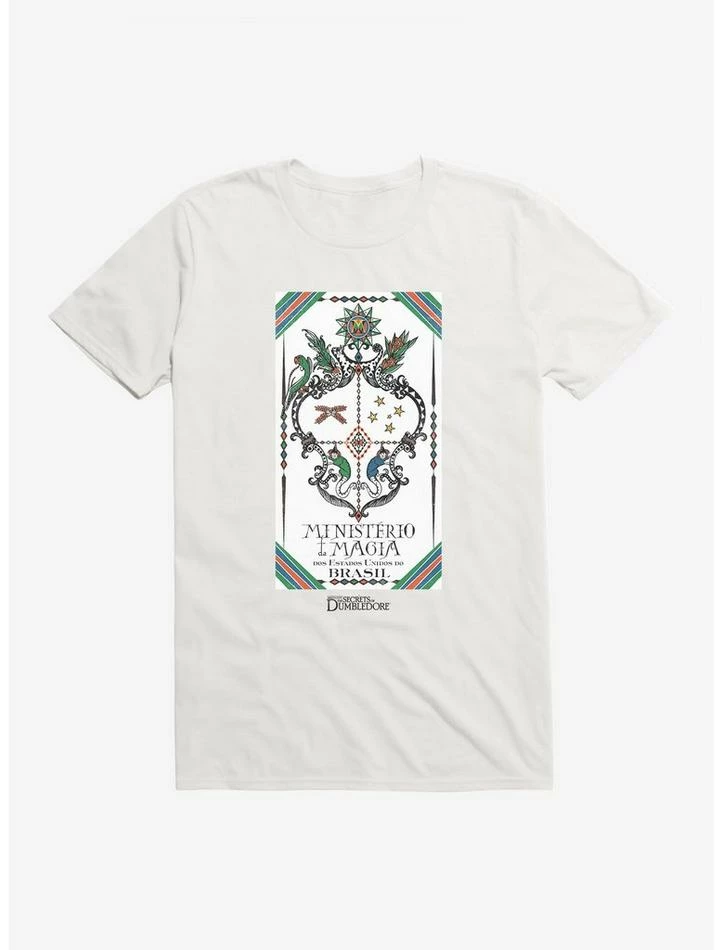 Best reviews of 𧨠Fantastic Beasts: The Secrets Of Dumbledore Ministerio Da Magia Poster T-Shirt π₯ - Image 3