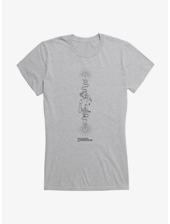 Top 10 ๐ Fantastic Beasts: The Secrets Of Dumbledore Qilin Sketch ๐ง Girls T-Shirt ๐ - Image 5