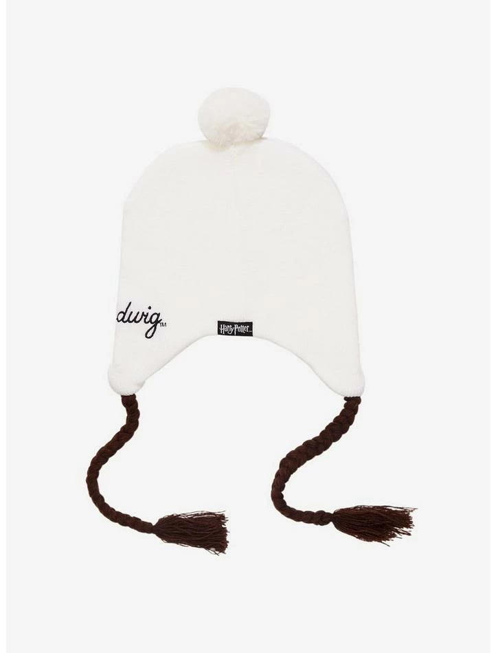 Cheapest π Harry Potter Hedwig Figural Pom Tassel Beanie β - Image 2