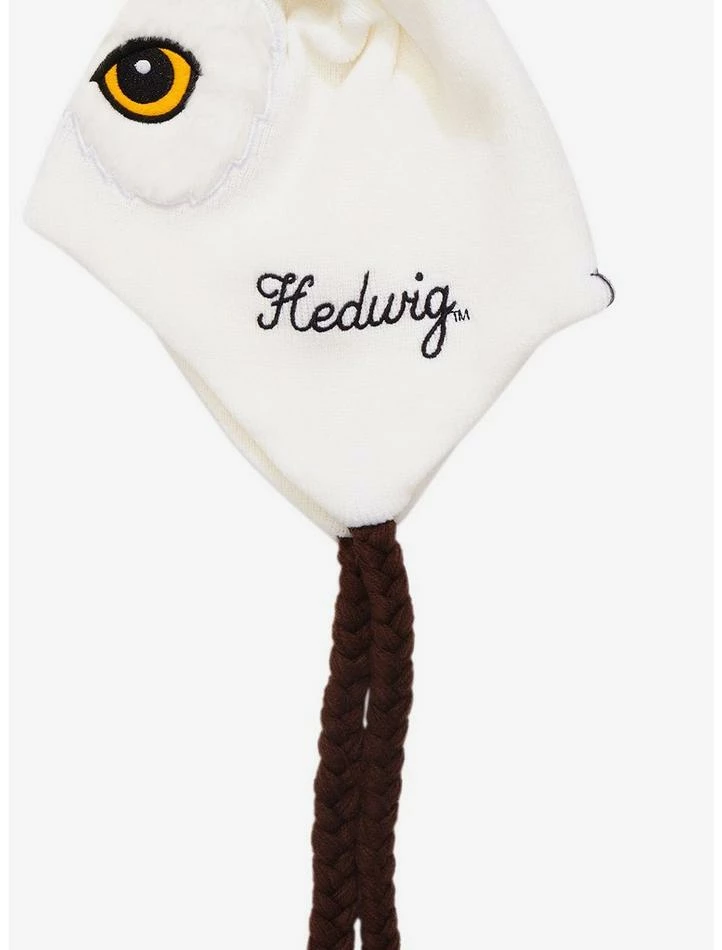 Cheapest π Harry Potter Hedwig Figural Pom Tassel Beanie β - Image 3