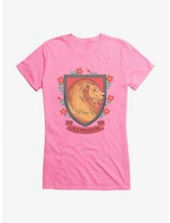 Best deal 🧨 Harry Potter Gryffindor Shield 👧 Girls T-Shirt ❤️