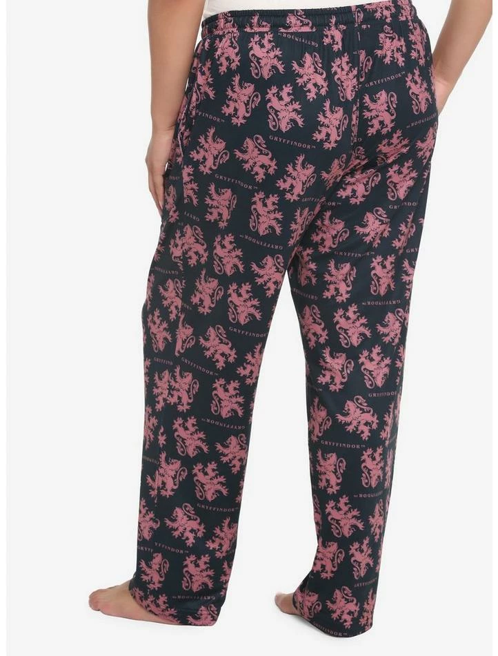 Buy 🤩 Harry Potter Gryffindor Pajama Pants Plus Size 🎁 - Image 2