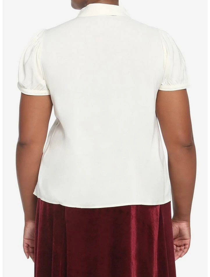 Cheap π Harry Potter Deathly Hallows Floral π§ Girls Woven Button-Up Plus Size β - Image 3