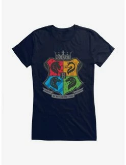 Discount 💯 Harry Potter Hogwarts School Crest 👧 Girls T-Shirt ✨