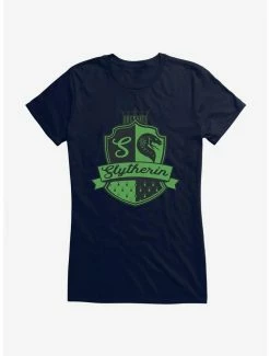 Hot Sale 🌟 Harry Potter Slytherin House Crest 👧 Girls T-Shirt 🎁