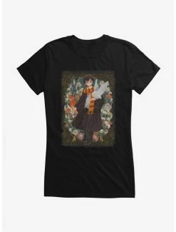 Flash Sale 👏 Harry Potter Harry and Hedwig Fantasy Style 👧 Girls T-Shirt 🧨