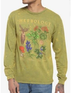 Buy 💯 Harry Potter Herbology Earthy Wash Long-Sleeve T-Shirt 😀